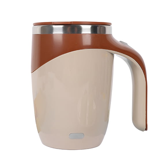 ACDANC Electric Stirring Mixing Cup,Stylish Lid Magnetic Stirring Mug,Comfortable Use Portable Automatic Stirring Cup,Rechargeable