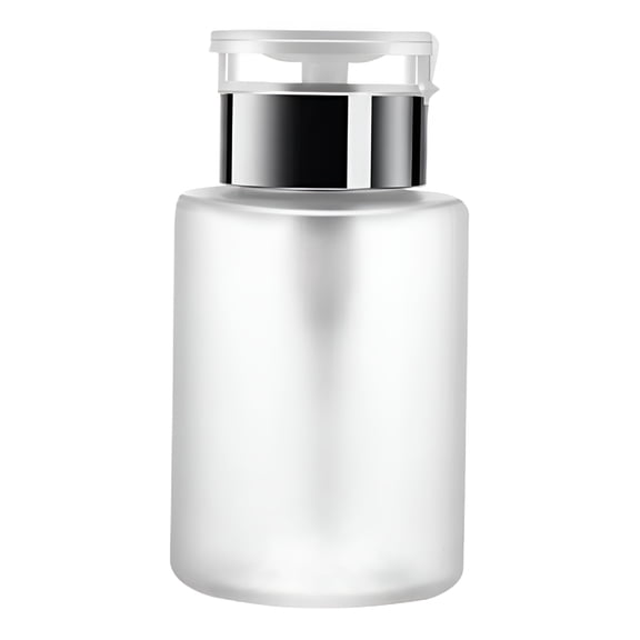 ACDANC Empty Remover Pump Dispensers, Push Down Pump Dispenser, Lockable Empty Bottle Dispensers for Nail Makeup Remover Practical - Multi, 150ml