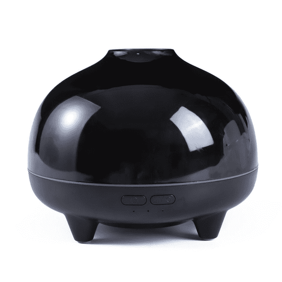 ACDANC Essential Oil Diffuser,Built-In Night Light,Combination of Aromatherapy High-End and Light Luxury,Black
