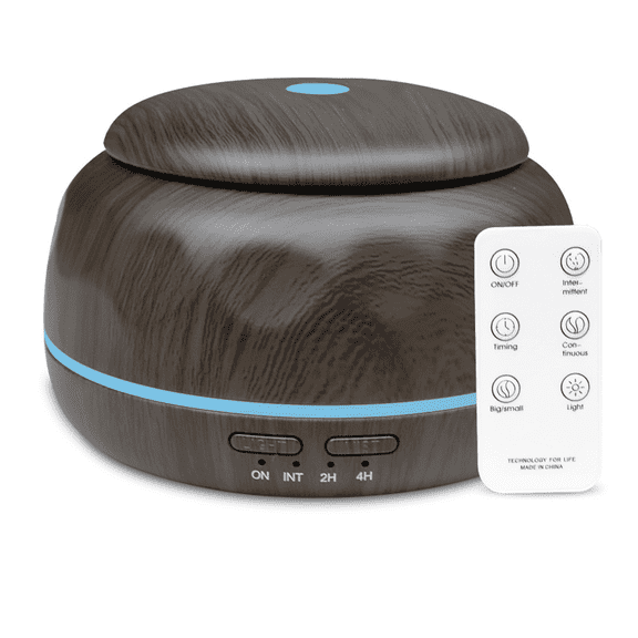 ACDANC Essential Oil Diffuser,Combination of Aromatherapy,Low-Noise Without Disturbance Built-In Night Light,Black