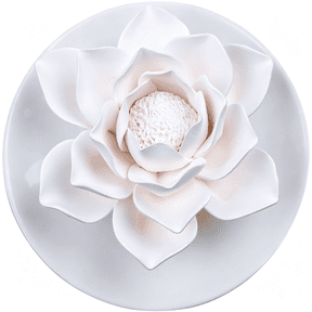 ACDANC Essential Oil Passive Flower Diffuser -Lotus Flower Porcelain Aromatherapy Diffusers for Small Mini Room,Desk Decorative,Bathroom (Lotus) Lotus Flower Porcelain Passive Diffuser