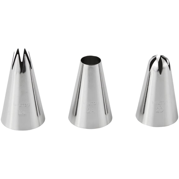 ACDANC Extra Large Decorating Tip Set, 3-Piece