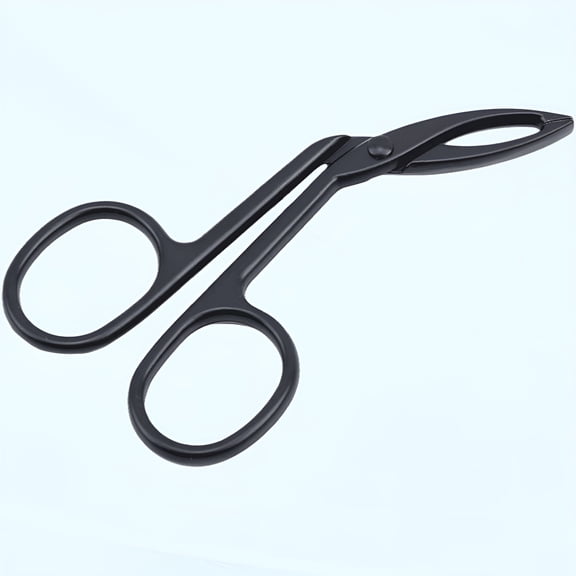 ACDANC Eyebrow Tweezer Stainless Steel Professional Curved Scissors Shaped Slant Tip Tweezer Clip for Women Makeup Accessories