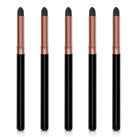 ACDANC Eyeliner Smudge Brush Pointed Pencil Stick Set,5Pcs Professional Sponge Blending Makeup Tool for Eyeshadow Eyebrow Reusable Tip Applicator Eyeliner Smudge Brush