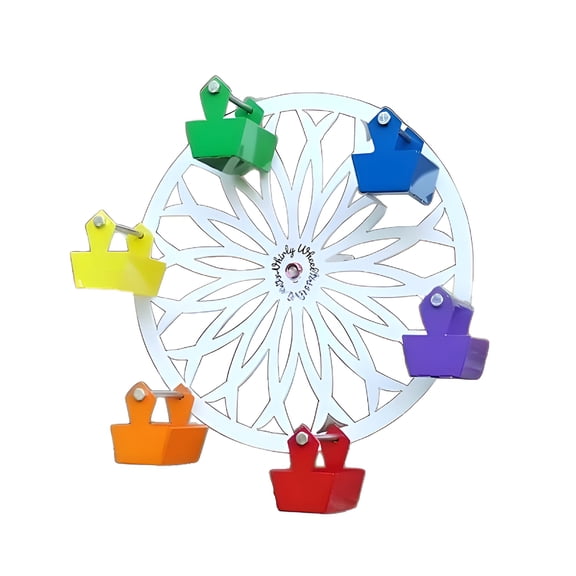 ACDANC Ferris Wheel Bird Feeder,The Ferris Wheel for Feathered Friends,Spinning Bird Feeders for Outdoors & Backyard,Easy to Clean and Refill for Bird Lovers