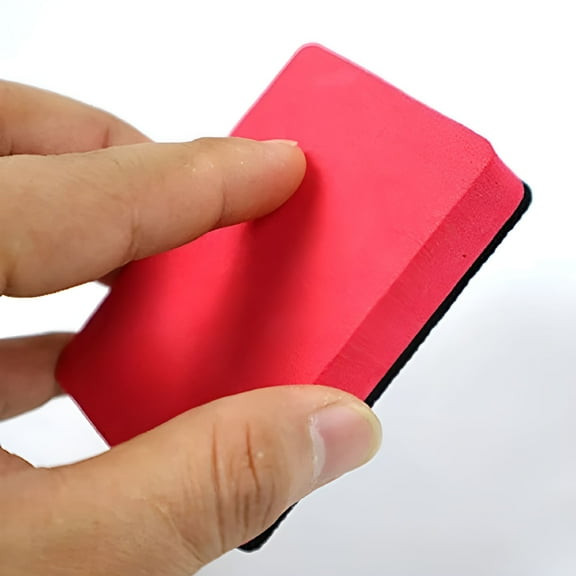 ACDANC Fine Grade Clay Bar Sponge, Reusable Auto Detailing Pad for Car Paint, Wax Polish Prep, and Kitchen Cleaning, Washable Surface Decontamination Tool