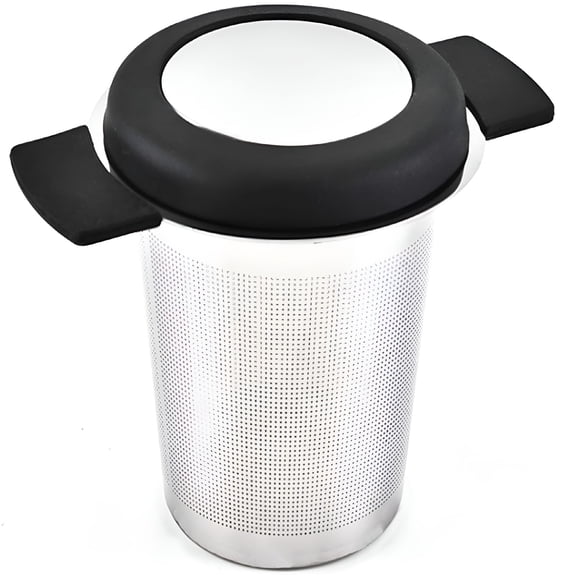 ACDANC Fine Mesh Tea Infuser Stainless Steel Tea Strainer Steeper for Loose Leaf Tea and Coffee,Tea Filter with Large Capacity for Tea Cups,Teapots,Mugs,Double Silicone Handles