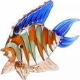 thumbnail image 1 of ACDANC Fish Figurines Glass Sculpture Blown Glass Stained Glass Handicraft Ornament Fish Figurine Desktop Ornament Glass Sculpture Blown Glass Desktop Adornment, 1 of 7