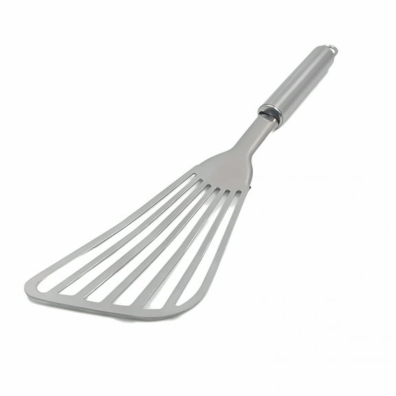 ACDANC Fish Spatula Food Grade Rust-Proof Stainless Steel Fish Turner Steak Turning Flipping Shovel for Home (Silver)