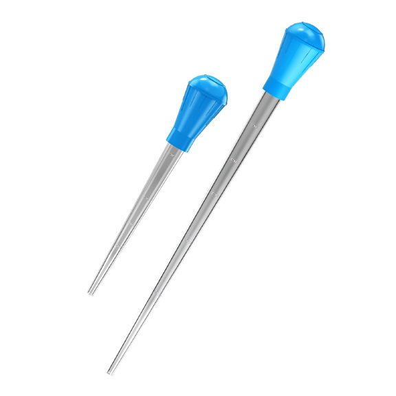 ACDANC Fish Tank Siphon Plastic Cleaning Tool for Pet Owners, 2 Pcs, 18x2 in