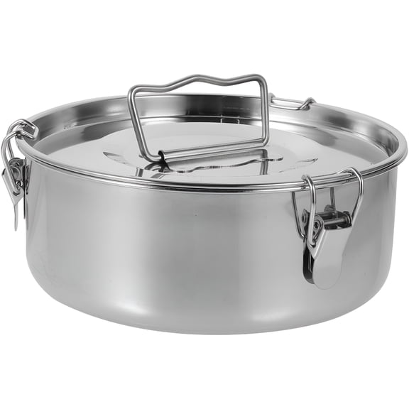 ACDANC Flan Baking Pan Stainless Steel Silver 1Pack