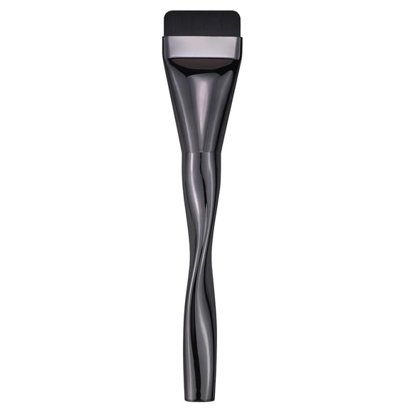 ACDANC Flat Foundation Brush, Korean Makeup Brush Spatula Facial Brush for Liquid Foundation,Thin Foundation Brush Makeup Tool Face Foundation Flat Brush,For Blending Cream (Black)