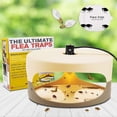 thumbnail image 1 of ACDANC Flea Trap,Sticky Pad Flea Trap with 2 Glue Discs & 2 Light Bulbs,Natural Insect Trap,Pest Control for Flea,Bed Bug,Moths,Fly,Ants,Cockroach,Odorless,Non-Toxic,Safe for Family, 1 of 7