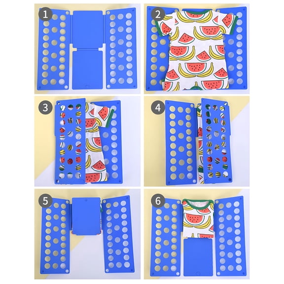 ACDANC Folding Board for Clothes, Laundry Organizer Shirt Folder, Durable Plastic Garment Folding Tool for Closet Storage, Portable Space Saver for Adults and Kids