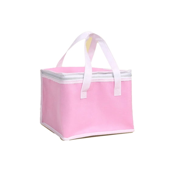ACDANC Food Delivery Bag,Reusable Pizza Bags for Delivery,Efficient Reusable Bags,Pink