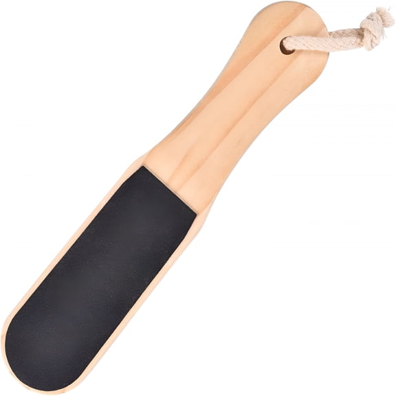 ACDANC Foot File Wooden Feet Dead Skin Remover Scrubber Foot Rasp Pedicure File for Hard Skin Cracked Heels Callus, Hard And Dry Skin File Brush Double Sided Portable Foot Care Tool (Natural)