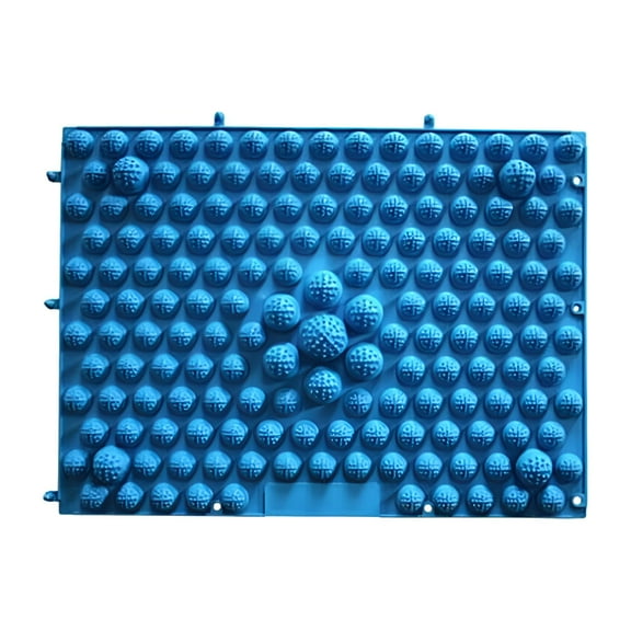ACDANC Foot Massage Mat Reflexology Foot Massage Pad Blood Circulation Acupressure Mat Feet Health Care Massaging Plate (Blue)