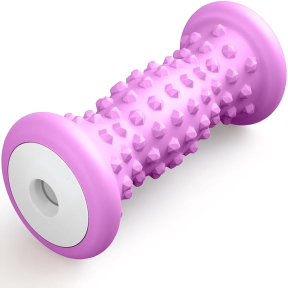 ACDANC Foot Massage Roller for Plantar Fasciitis Relief,Portable Foot Roller to Deep Tissue Muscle Massage,Foot Arch and Heel Pain,Foot Trigger Point Therapy Reflexology Tool,Purple