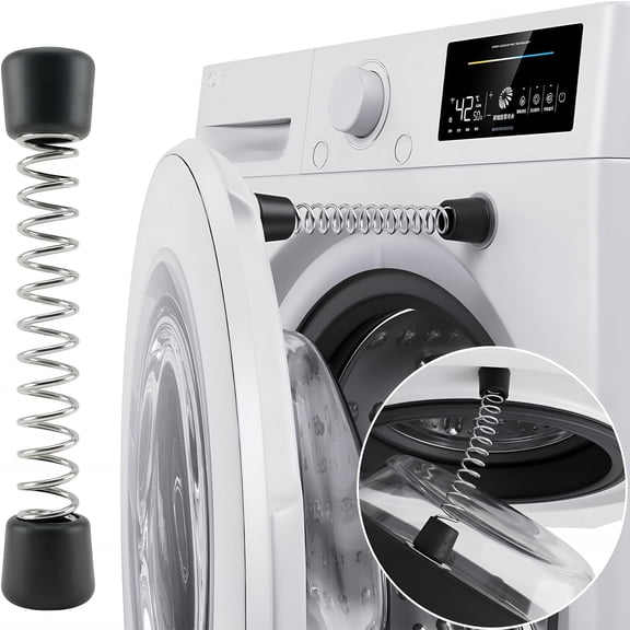 ACDANC Front Load Washer Door Prop Magnetic,Washing Machine Door Prop Open Holder Stopper for Washer,Dryer,Dishwasher,Microwave-Laundry Room Organization Accessories Essentials(Black1)