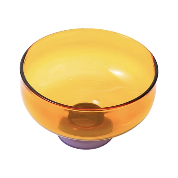ACDANC Fruit Bowl Footed Trifle Bowl Serving Bowl Ice Cream Bowl Glass Dessert Bowl for Coffee