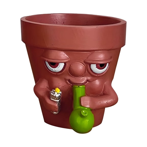 ACDANC Funny Planter,Succulent Pot with Drainage,Unique Cactus Plant Lover Gift,Small Succulent Face Flower Pot,Fun Teacher Appreciation Gift