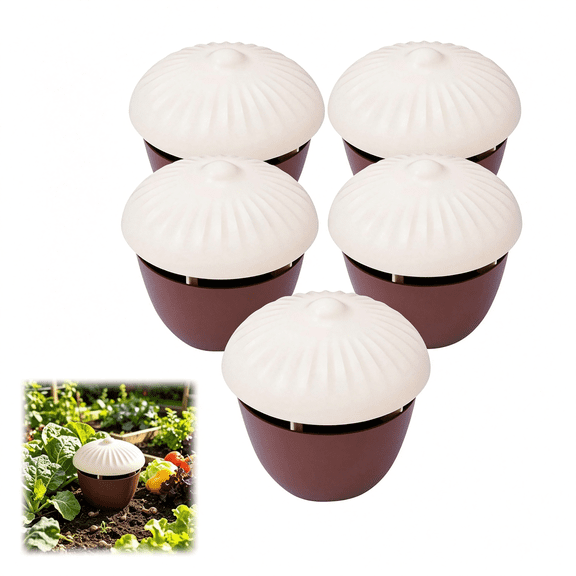 ACDANC Garden Snail Slug Trapping Box,Reusable Plastic Beer Slug Snail Traps,Friendly Pest Catcher Box Beer Trap for Garden Farm,Slug Trap(B-5Pc)