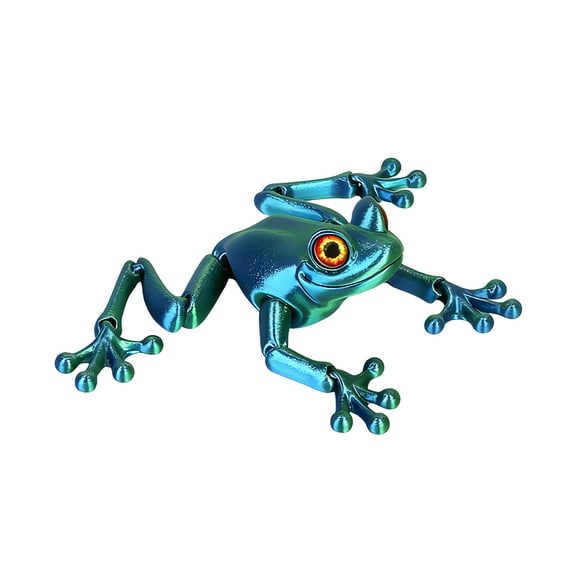 ACDANC Garden Statues,Natural Frog Shape Simulated Frog,Creative Home Decoration Decor Frogs,Green,2.36*1.69*0.59in