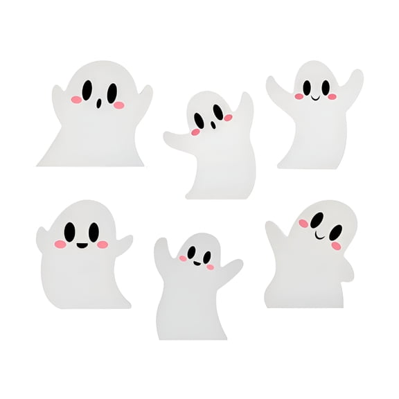 ACDANC Ghost Halloween Decorations Halloween Tiered Tray Stand Creative 3 Tier Serving Stand 3 Tier Serving Tray 6PC