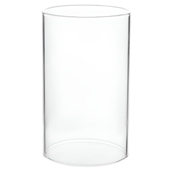 ACDANC Glass Candle Holder Sleeve Candle Shade Open Flame Cylinder