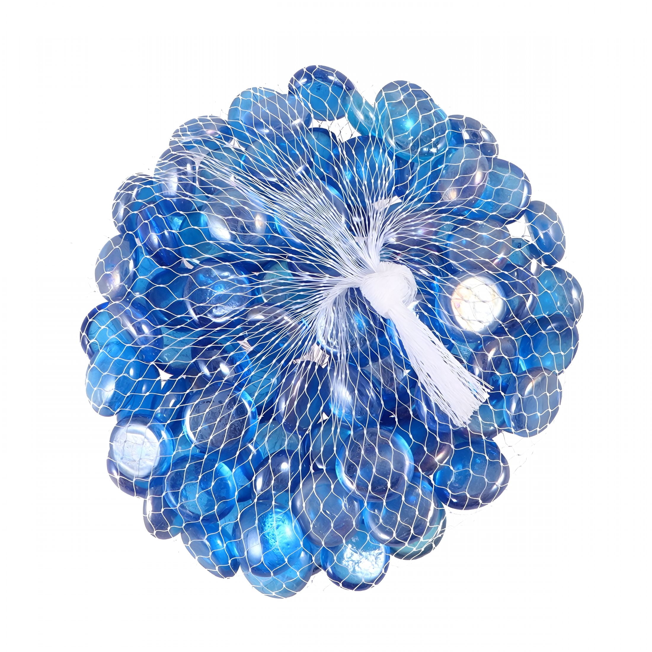 Mini Marbles Stone ACDANC Glass Marbles Beads Gems Stones Flat Vase Table Pebbles Blue ...