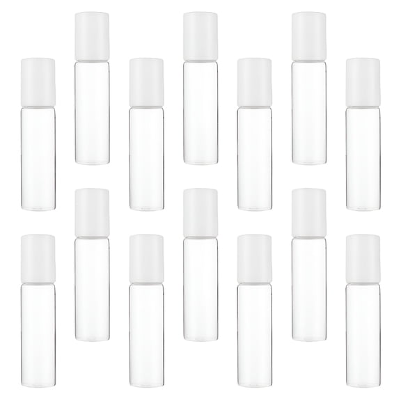 ACDANC Glass Roll on Bottle Essential Oil Roller Bottles Empty Roller Bottles Reusable Roll-on Bottles (5ml)