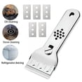 thumbnail image 1 of ACDANC Glass Scraper - Genuine Quality Halogen& Ceramic Hob Scraper Non Scratch,Suitable for Glass Ceramic and Induction Cooktops (1 x Glass Scraper& 5 x Blades), 1 of 9