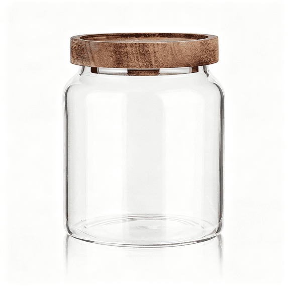 ACDANC Glass Storage Container Airtight Food Jars Kitchen Canister with ...