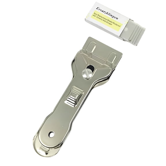 ACDANC Glass spatula, cleaning and stain removal knife, kitchen stove, induction cooker, surface cleaning scraper, ceramic tile cleaning tool