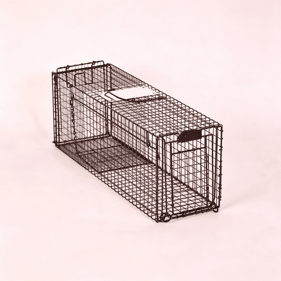 ACDANC Gravity Locking 2-Door Live Animal Trap Mesh for Rodent Rat Mouse Squirrel Humane Catch Release Pest Control Outdoor Garden Humane Solution Accessory