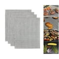 thumbnail image 1 of ACDANC Grill Mesh Mat 4 Pack Reusable Non-Stick BBQ Grill Mats 16"X13" Outdoor Barbecue Baking Accessories Works On Gas Charcoal Electric Grill for Grilling Meat,Fish,Steak,Vegetables, 1 of 4