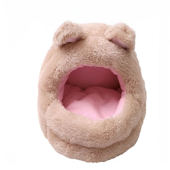 ACDANC Guinea Pig Bed Rabbit Hideout Warm Beds Washable Winter Hamster Sleeping House For Small Pet Ferret Chinchilla Bunny Hamster