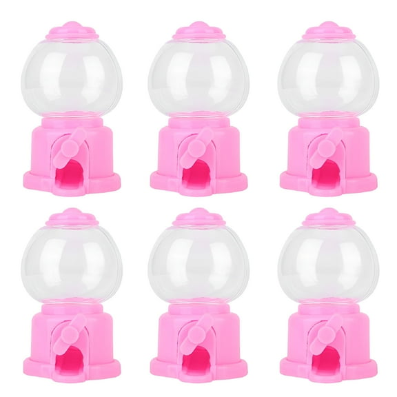 ACDANC Gumball Shaped Candy Dispenser,Portable Children Candy Machine with Smooth Surface and Good Sealing for Snacks,Nuts Storage - Clear Lucite Containers for Wedding