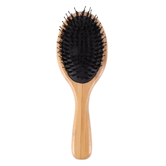 ACDANC Hair Brush Boar Bristle Hair Brush with Nylon Pins Bamboo Paddle Detangler Brush Detangling Adding Shine Brushes Daily Use for Conditioning Improve Hair Texture