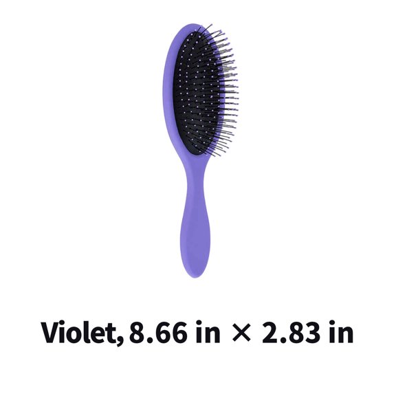 ACDANC Hair Brush,Soft Tooth Design Wet Brush,Portable Design Scalp Brush,Violet