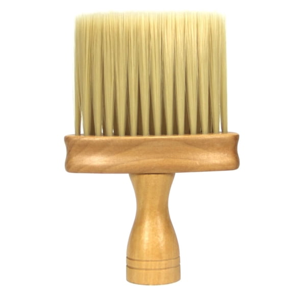 ACDANC Hair Cutting Brush Professional Hairdressing/Barber Wooden Neck Brush-Soft Bristles Essential Tool Barber Brush (Single)