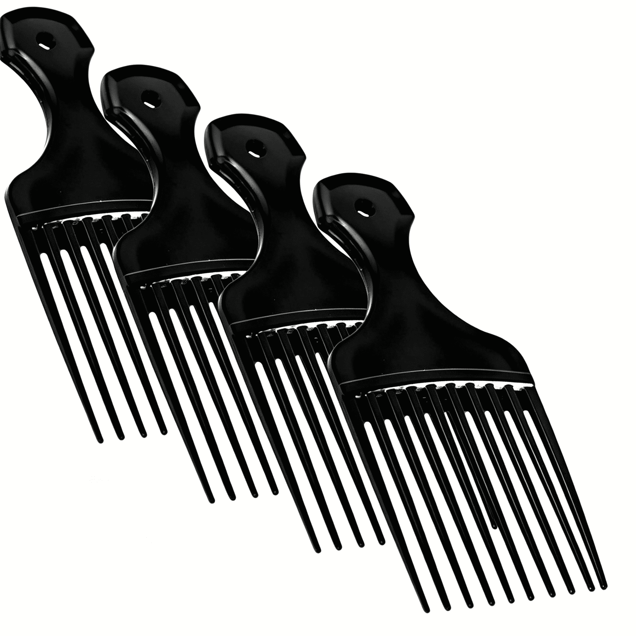 ACDANC Hair Pick Comb 5.25 in (4 Pack) – Wide Tooth Lift Picks for ...
