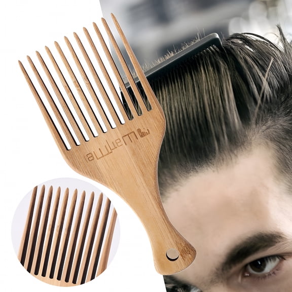 ACDANC Hair Pick Comb Smooth Hair Fork Comb Lightweight Plastic Detangle Styling Tool for Men and Women