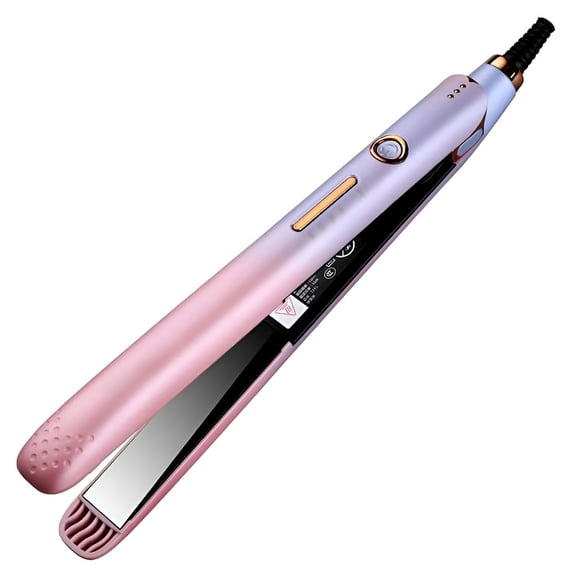 ACDANC Hair Straightener Iron, 1 Inch, Ceramic Coated with Argan Oil & Keratin, Professional Flat Iron for Frizz Control & Smoother Hair, Moderate