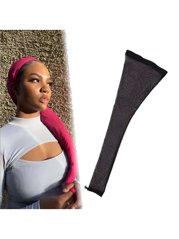 Hair Weave Sleeve for Locs with Drawstring,Extra-Wide Stretch Loc Cover