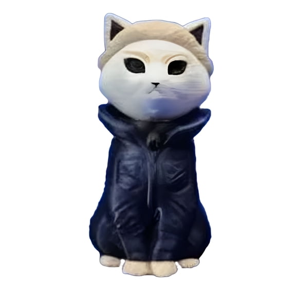 ACDANC Halloween Decorations Horror Figure Cat Statue,Halloween Gifts Collectibles Figurine Cat Decor Tabletop Ornament Resin