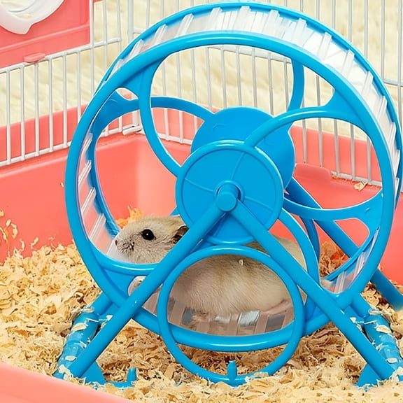 ACDANC Hamster Exercise Wheel, Silent Treadmill, Running Cage with Bracket Suitable for Hamsters, Golden Bears, Gerbils