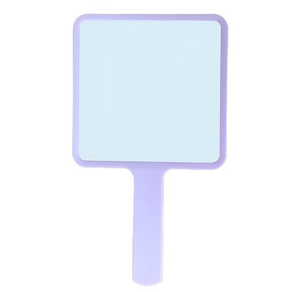 ACDANC Hand Mirror, Extra Large Barber Hairdressing Handheld Mirror with Handle - purple