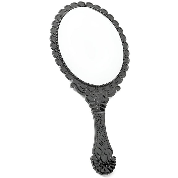 ACDANC Hand Mirror Vintage Handheld Mirror with Handle Vanity Makeup Mirror Travel Mirrors (Oval)