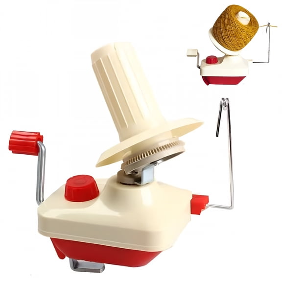 ACDANC Hand-Operated Yarn Ball Winder,Plastic Weaving Ball Winder